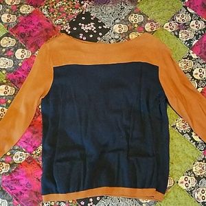 Color block sweater