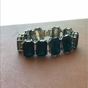 Chloe + Isabel Color Code Teal Statement Bracelet