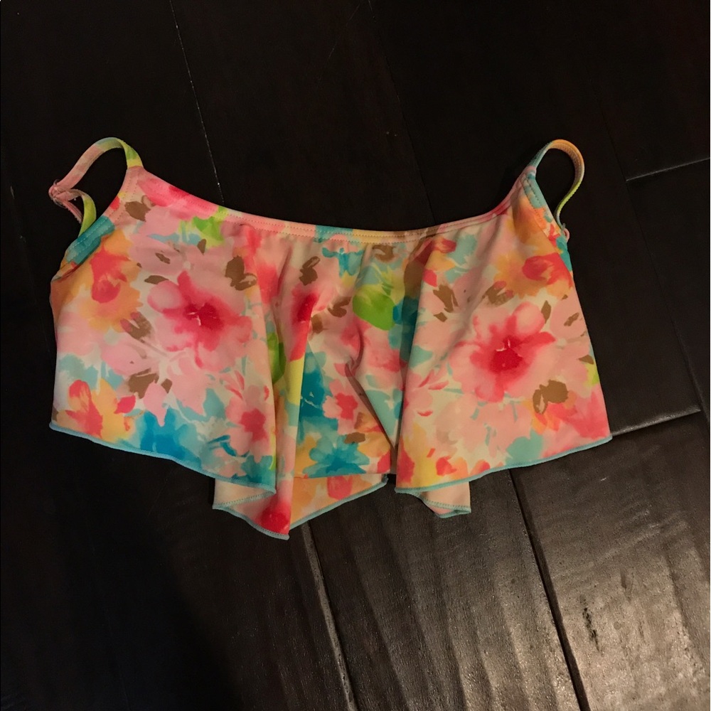 floral flowy bathing suit