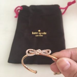 Kate Spade Dainty Sparklers Bow Cuff