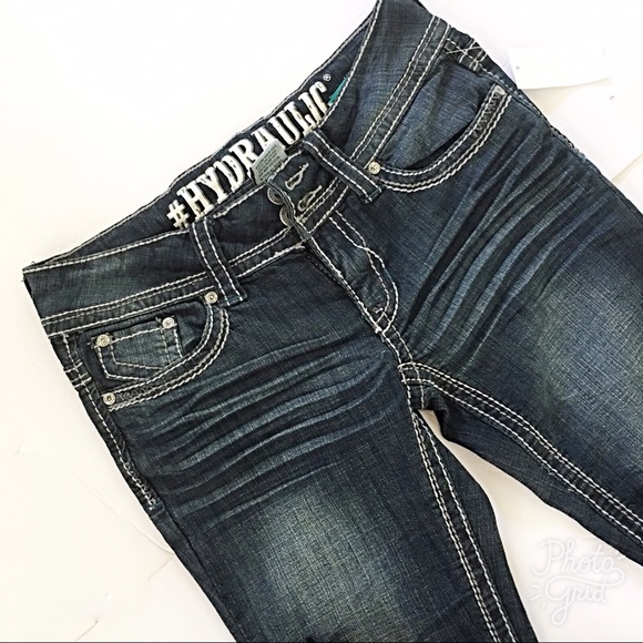 Hydraulic 🦋Stretch Low Rise Distressed Hydraulic Jeans🦋 from Liz🍷's