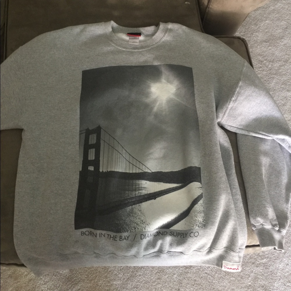 Gray Dimond supply co. Sweater size 2XL