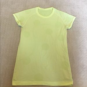 Lululemon Lime Green Swiftly Short sleeve size 10