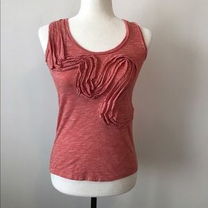 Anthropologie Ruffle Tank