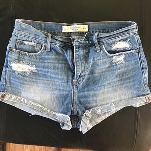 Abercrombie high-rise shorts