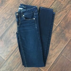 American Eagle Skinny Jean in Deep Sea Blue