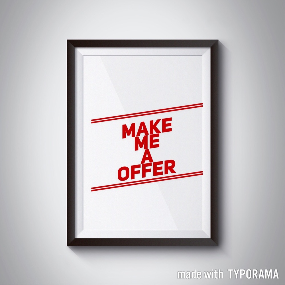Make a offer