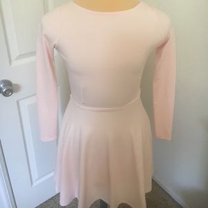 NWOT AMERICAN APPAREL PINK SKATER DRESS. SIZE S.