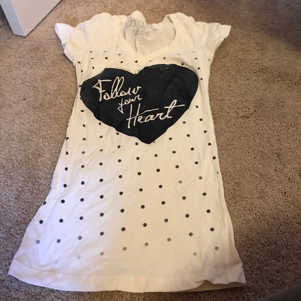 Follow Your Heart Dot T shirt