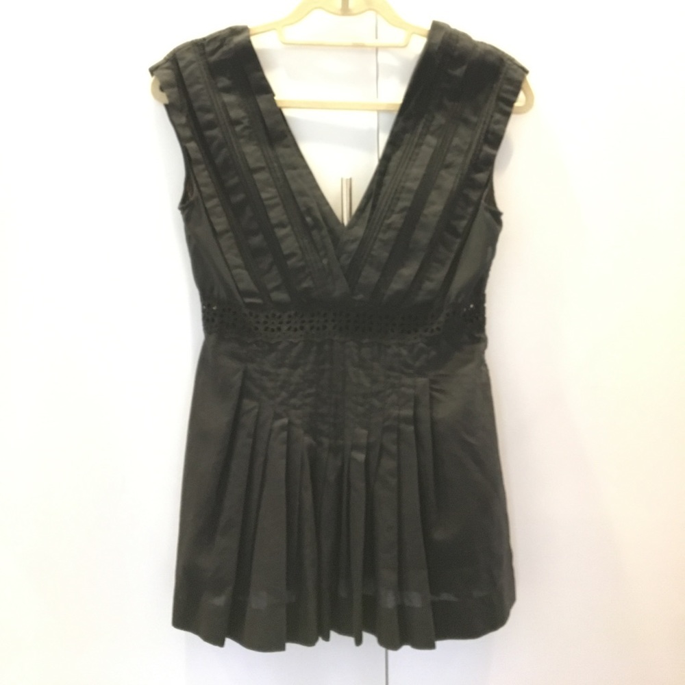 Party classy black summer blouse