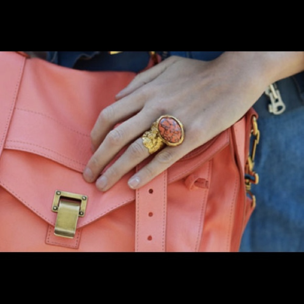 Yves Saint Laurent Arty Ring Coral - Discountinued