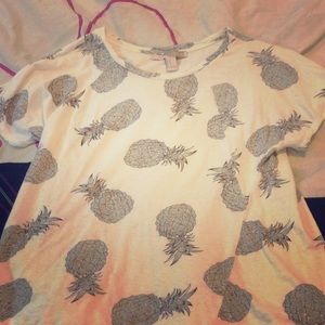 Forever 21 Pineapple T-Shirt