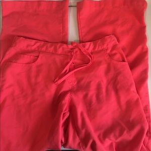 Greys anatomy scrub set neon pink