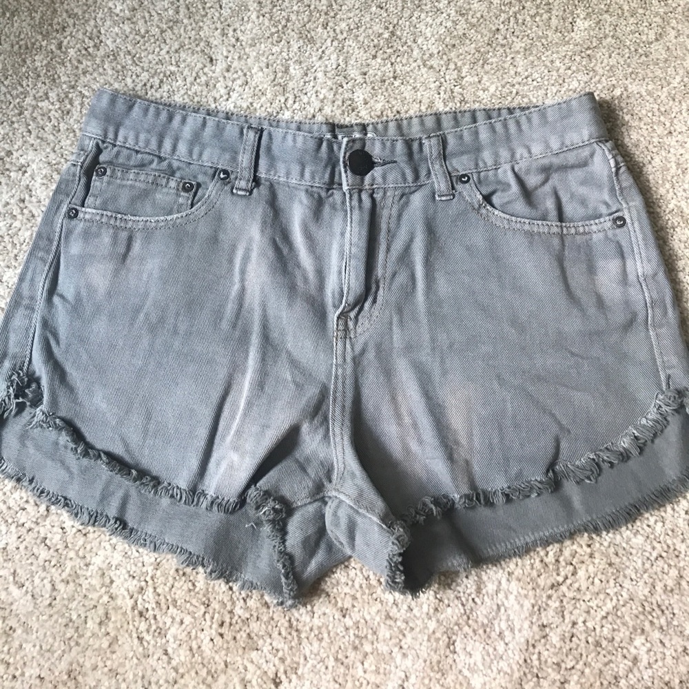 Gray Free People Shorts