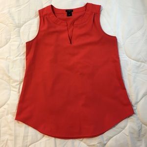 Sleeveless V-Neck Blouse
