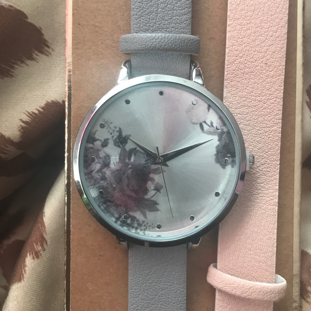 Pink and Grey Watch