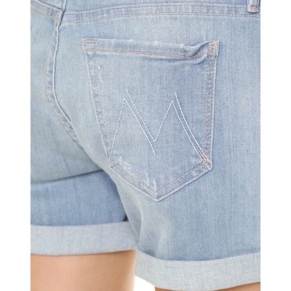Mother Dropout Cuff Short in Beach House #9 - Picture 2 of 5