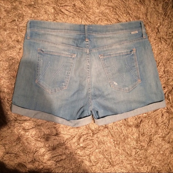 Mother Dropout Cuff Short in Beach House #9 - Picture 5 of 5
