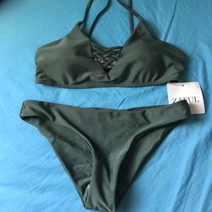 Olive Green Bikini