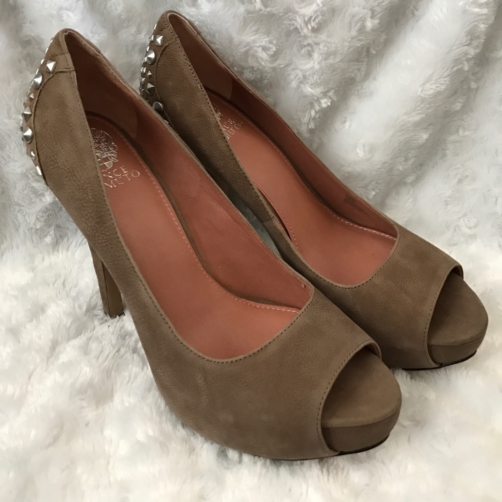 Vince Camuto Suede Studded Pumps