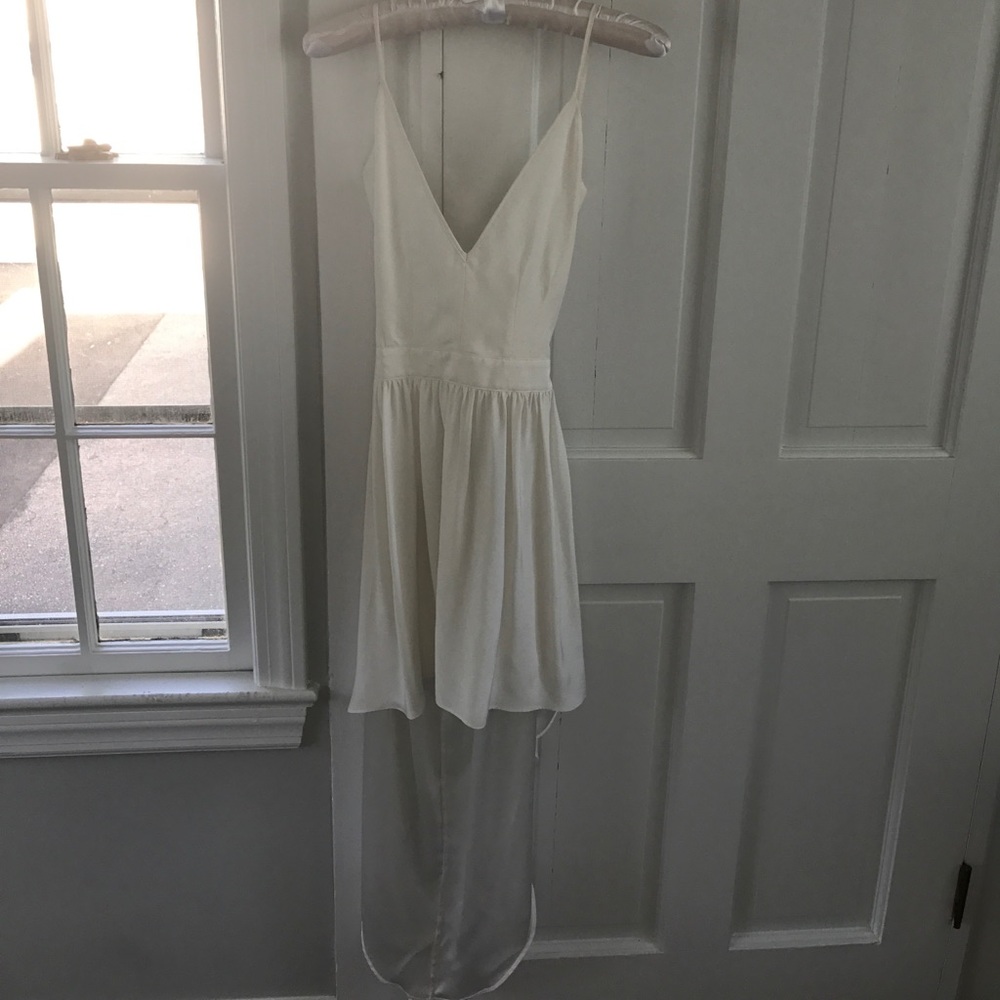Emerson Thorpe white high-low dress