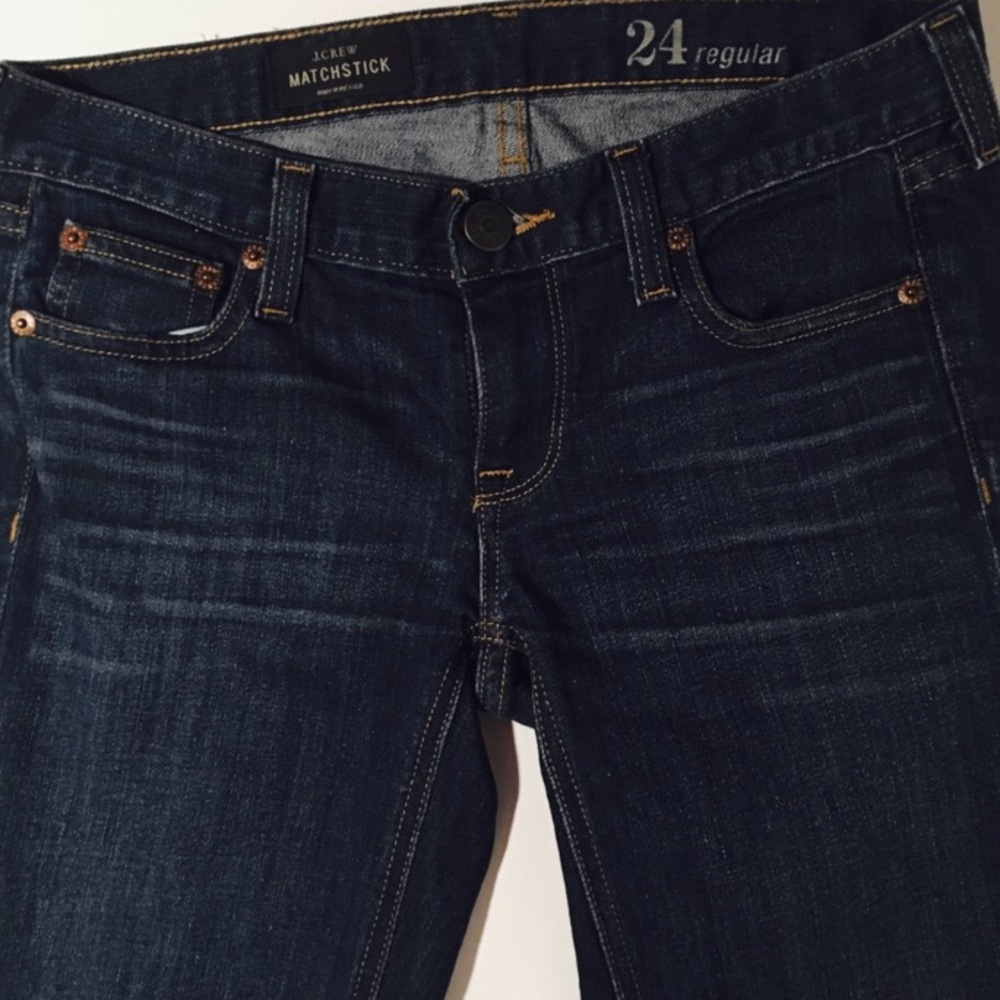 J Crew Matchstick denim