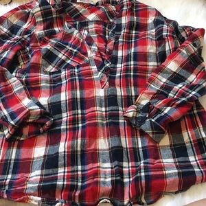 A patriotic half button