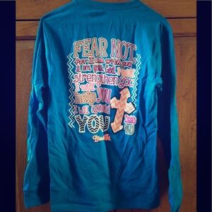 Blessed Girl Long Sleeve Blue Shirt