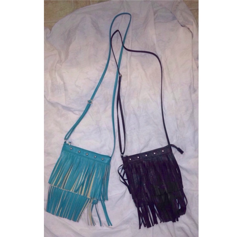 Fringe crossbody purse