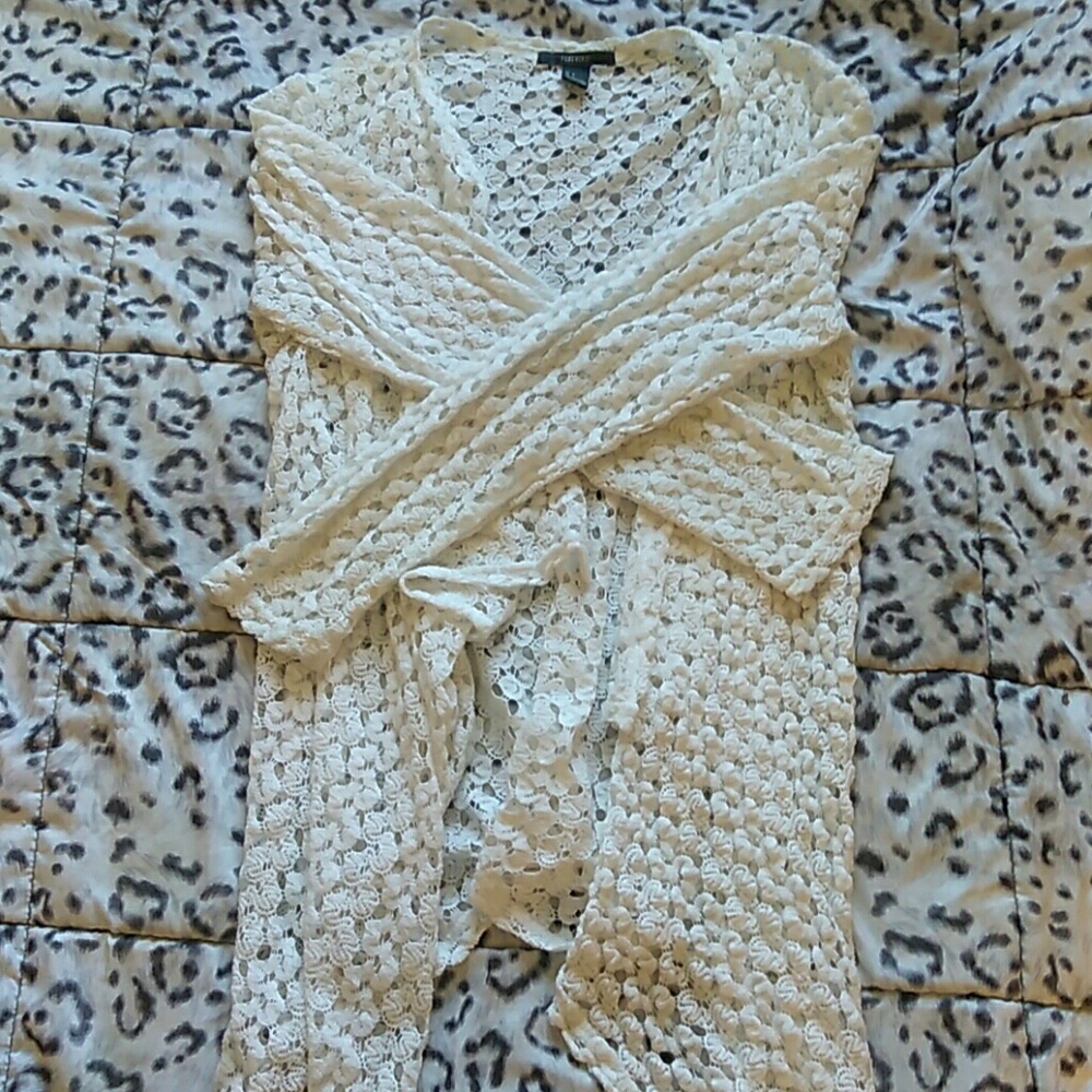 Crochet Long Sleeve Cardigan