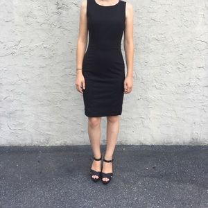 Black tight dress