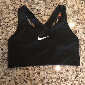 NWT Black Nike Pro Sports Bra Black Size Medium