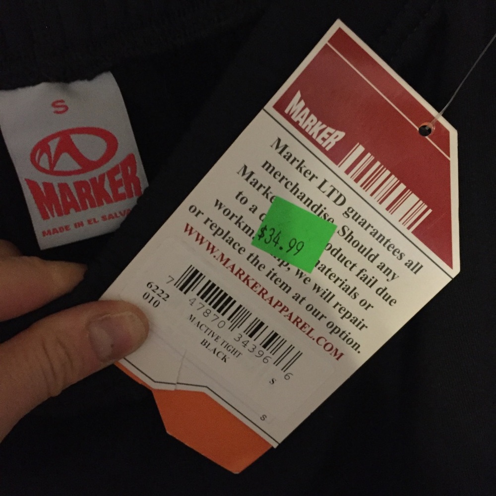 Marker S fleece tight NWT