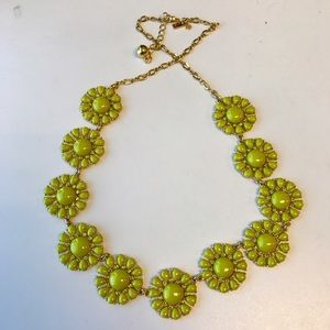 New Kate Spade Lime Green Statement Necklace