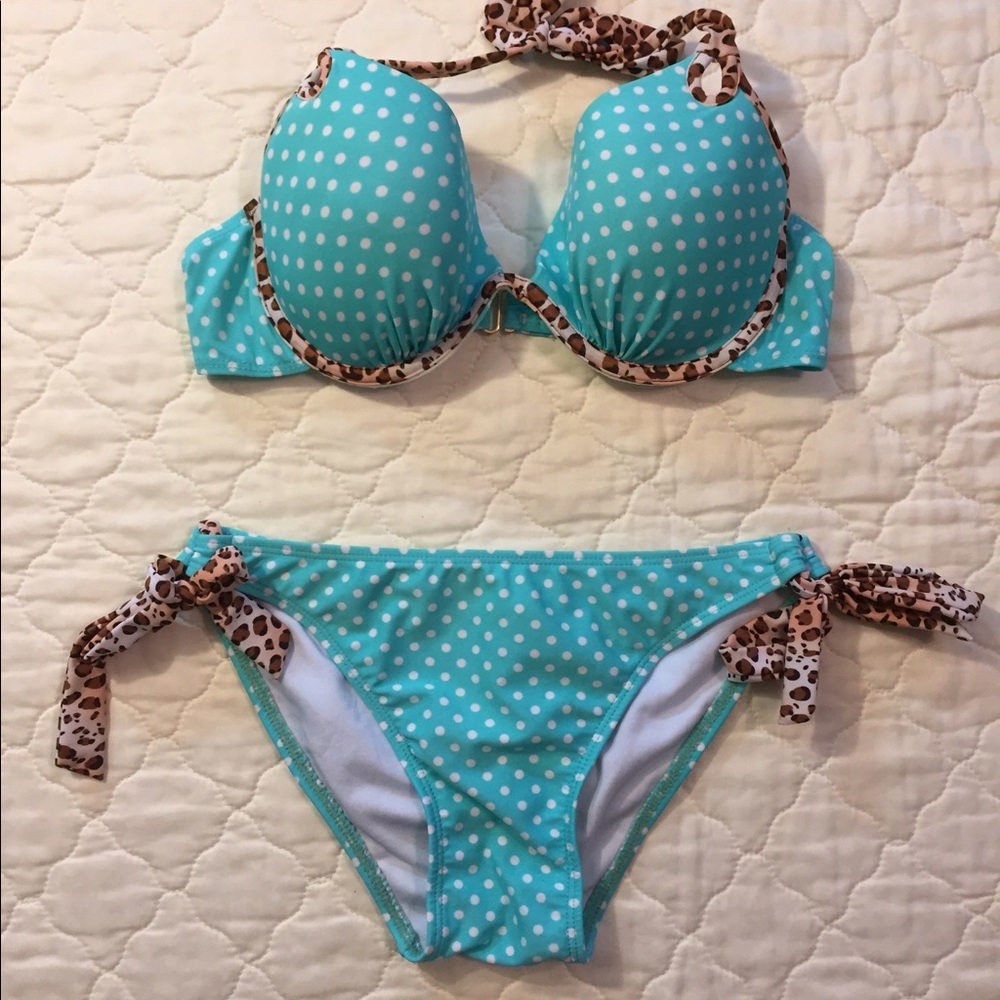 Polka Dot/Cheetah Bikini