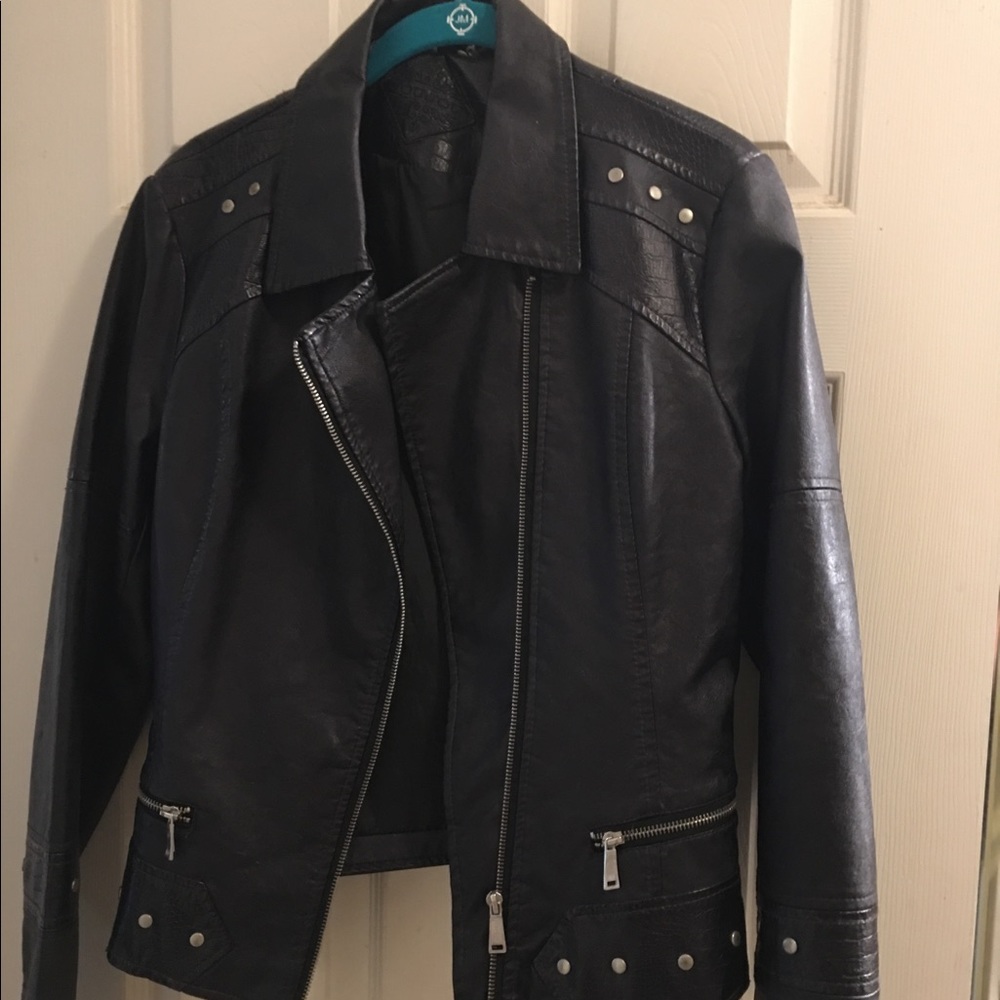 Vegan leather jacket. NWOT