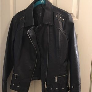 Vegan leather jacket. NWOT