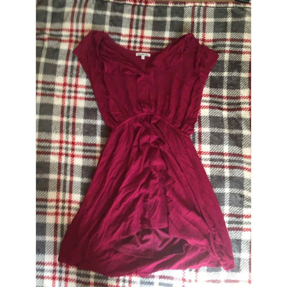 Ruffled dress.