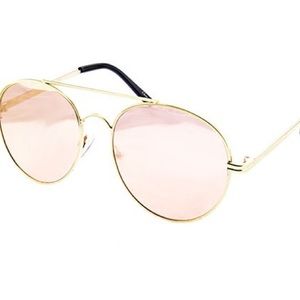 Round Aviator Sunglasses