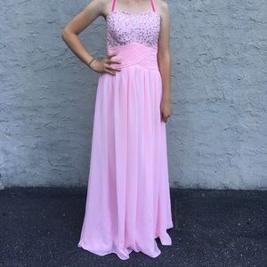 Pink bridesmaid dress