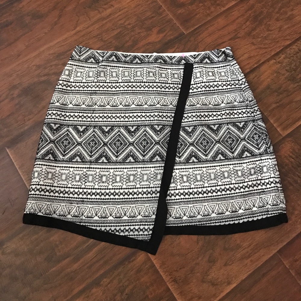 Mono B Embroidery Design Skirt