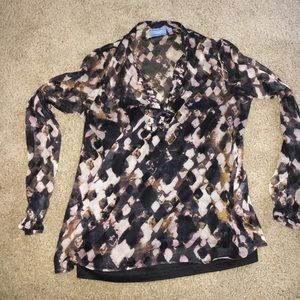 Simply Vera Sheer Long Sleeve