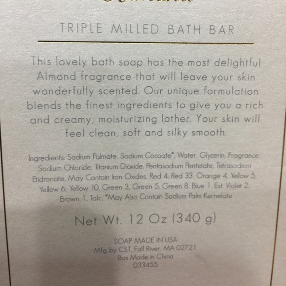 💯ALMOND BIG BAR💯 LIMITED EDITION COLLECTION SUPER BIG TRIPLE MILLED BATH BAR . - Picture 4 of 4