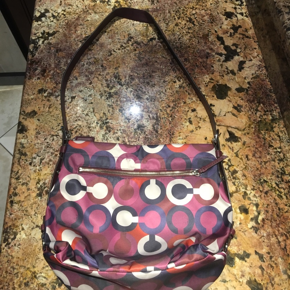 Purple Coach Purse