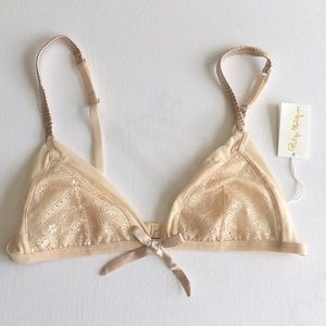 Nude lace bralette size 32A/B & 34A/B