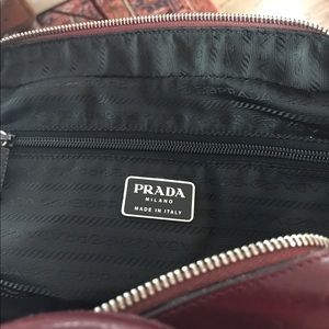 Prada bowling bag purse