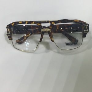 Cheetah print glasses