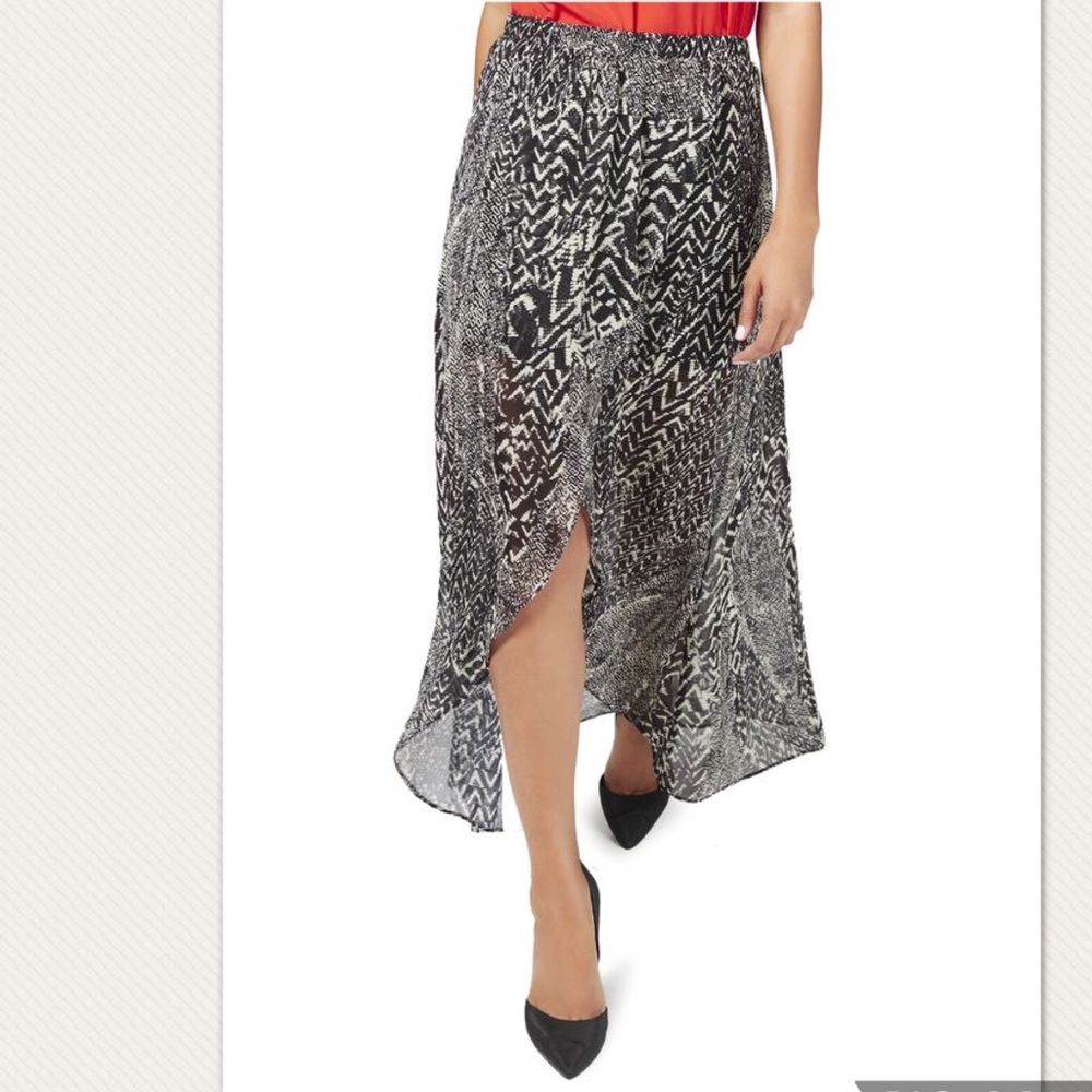 Justfab cascade skirt