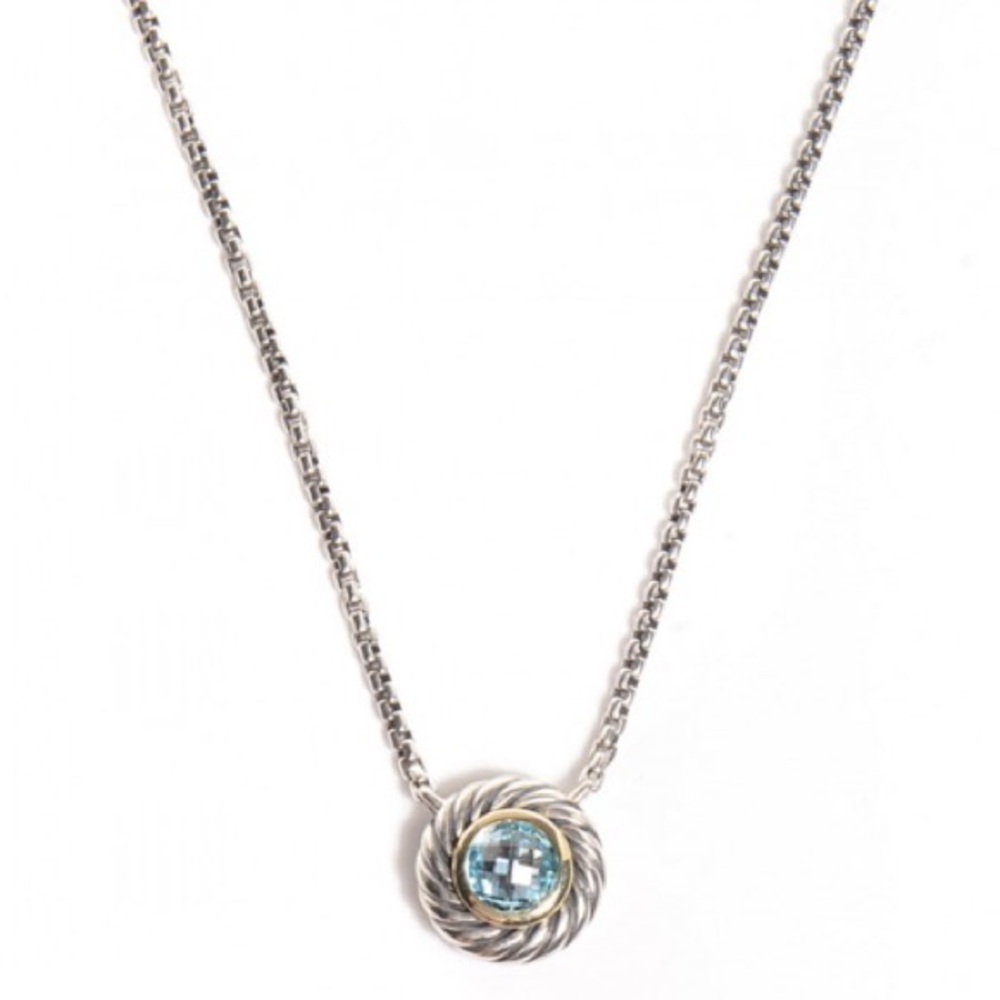David Yurman Sterling Silver pendant necklace