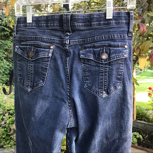 Lee Comfort Band Women's Denim Blue Jeans - Picture 3 of 8